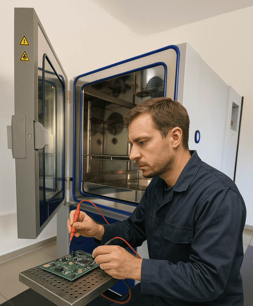 prodel electronics testowanie - komora